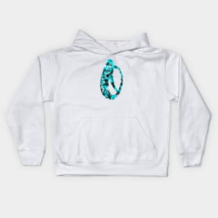 Paint Splash Letter O Kids Hoodie